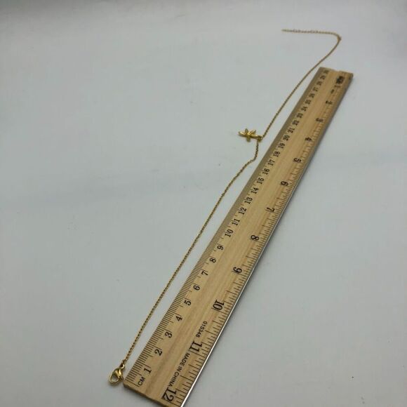 18K Gold Plated Women's Starfish Pendant Necklace Hypoallergenic Waterproof - Picture 12 of 12